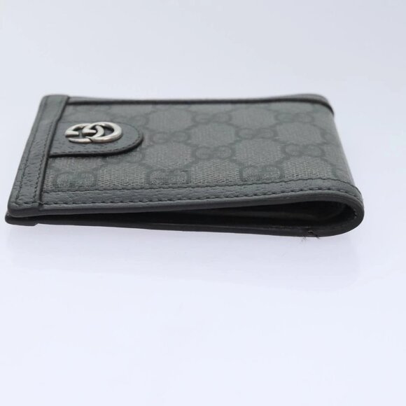 GUCCI GG Supreme Wallet PVC Gray Silver 597609 - Picture 5 of 15